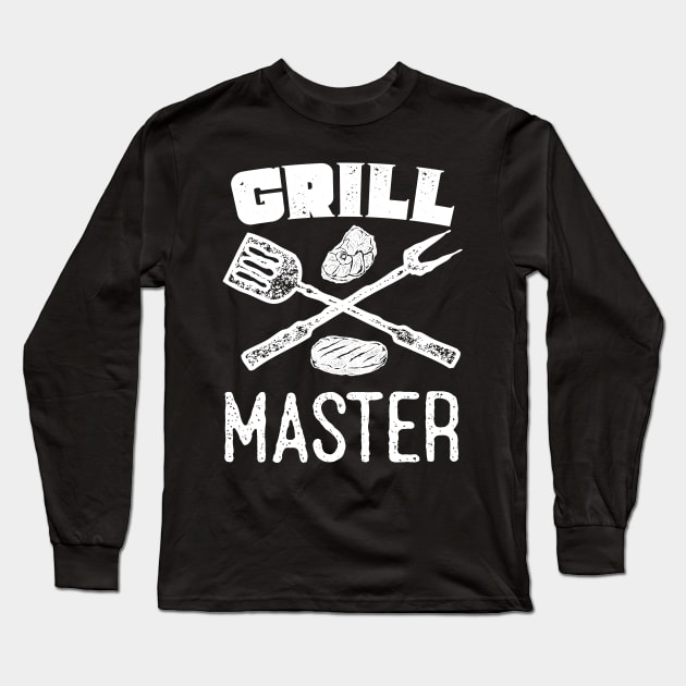 Grill Master BBQ Summer Cookout Long Sleeve T-Shirt by Eugenex